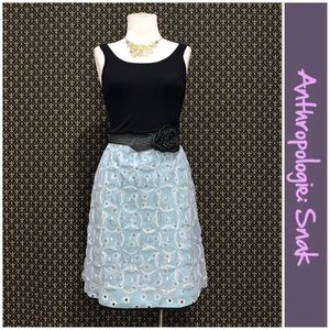 Anthro A-Line Tulle Overlay Skirt by Snak